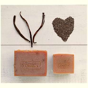 JABÓN DE VAINILLA TAHITIANA Y CHÍA